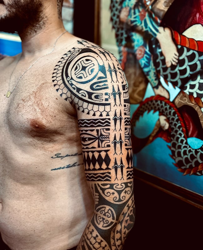 Authentic Polynesian Tattoos - Lipatov Tattoos